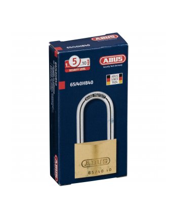 Abus Kłódka Mosiężna 65/40HB40 SL 5 nr 1
