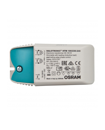 Osram Elektroniczny Układ Zasilający Żarówki Halogenowe Htm 105/230-240 (4050300442334)