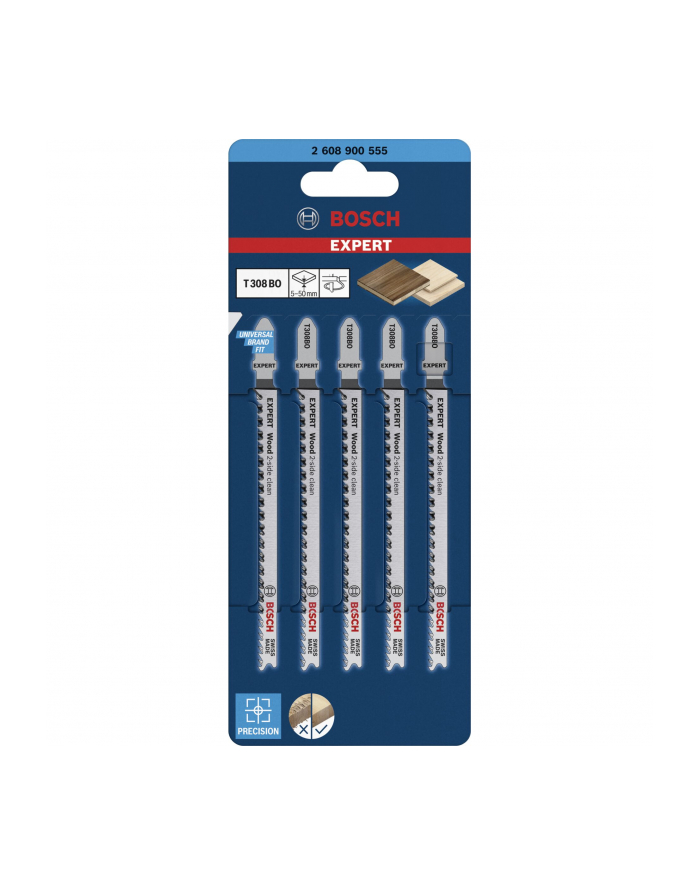 Bosch Accessories wyrzynarka Hardwood 2-side clean 2608900555 główny