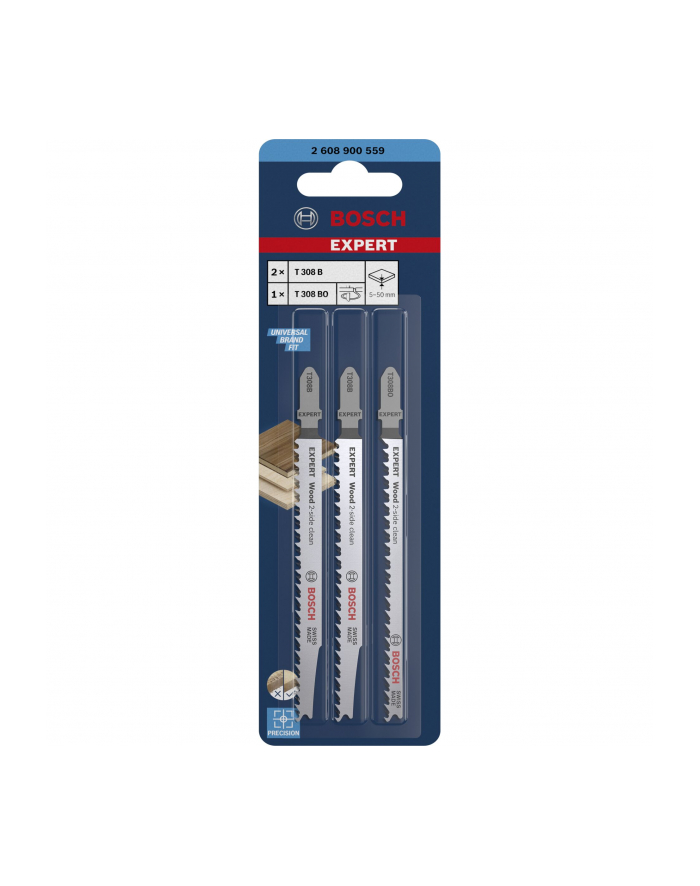 Bosch Accessories wyrzynarka Hardwood 2-side clean 2608900559 główny