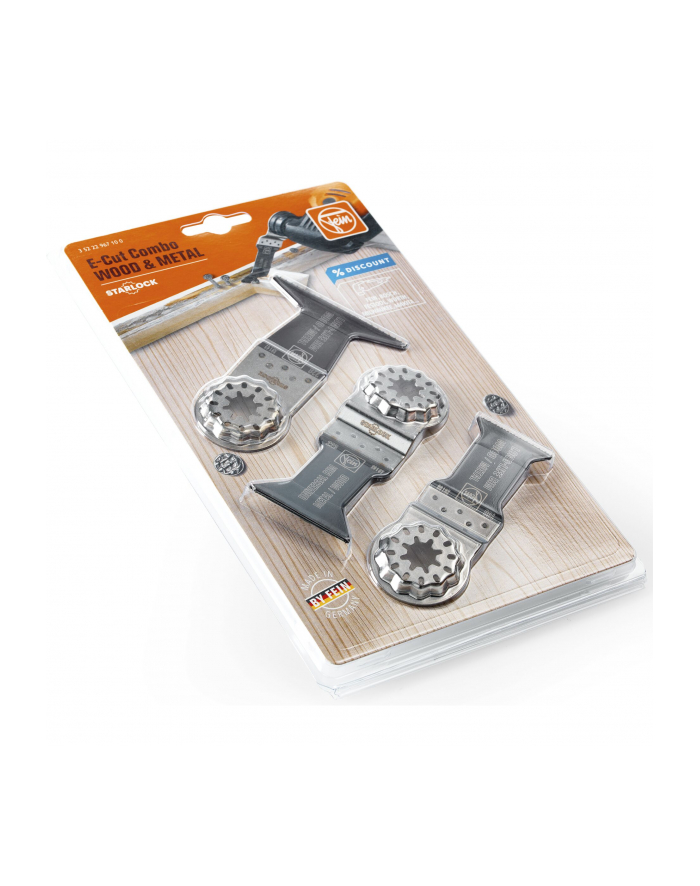 Fein Zestaw brzeszczotów do cięcia wgłębnego urządzenia Multimaster 35222967100 główny