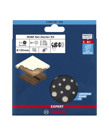 Bosch Accessories zestaw siatek szlifierskich EXPERT M480 2608901202