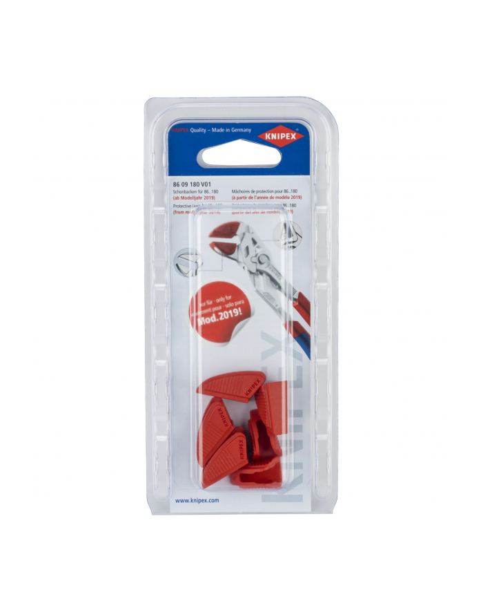 Knipex Nakładki 3Szt.i Do Szczypczeklucz 86 Xx 180Mm Model 09 180 V01 8609180V01 główny