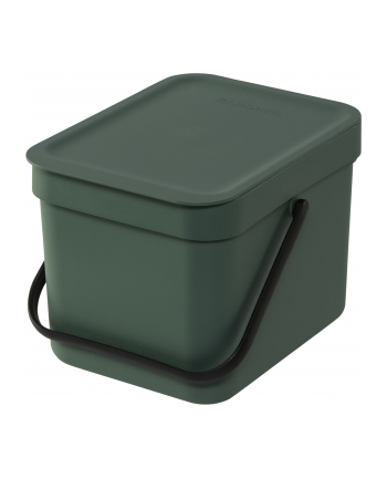BRABANTIA - KOSZ SORT & GO – 6L - ZIELONY - ZIELONY