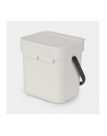 Brabantia Kosz Do Segregacji Odpadów Sort & Go 3L Jasnoszary (213229) - nr 6