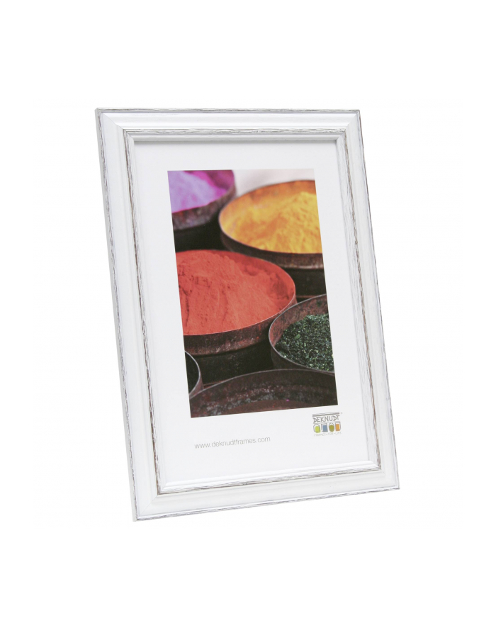 Deknudt S221H3             10x15 ramka drewniana bialy z brazowym główny
