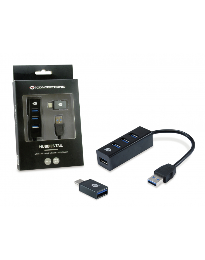 Conceptronic USB-Hub 4-Port (HUBBIES04B) główny