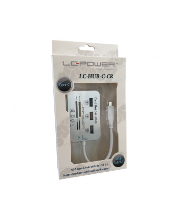 LC Power LC-HUB-C-CR USB hub - 3 - USB 3.0 - Srebrny nr 1