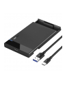 Ugreen Kieszeń Na Dysk Hdd Ssd Obudowa Dysku Sata 2,5'' Usb 3.2 Gen 1 (5 Gbps) Usb Typ C + Kabel 0,5 M Czarny (Us221 50743) (US22150743) - nr 1