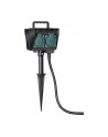 BRENNENSTUHL BRENNENSTUHL BRENNENSTUHL BRENNENSTUHL 4-WAY GARDEN SOCKET OUTLET WITH EARTH SPIKE - CZARNY ZIELONY / CZA - nr 13