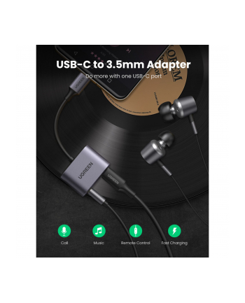 Ugreen Adapter Audio Przejściówka Usb Typ C (Męski