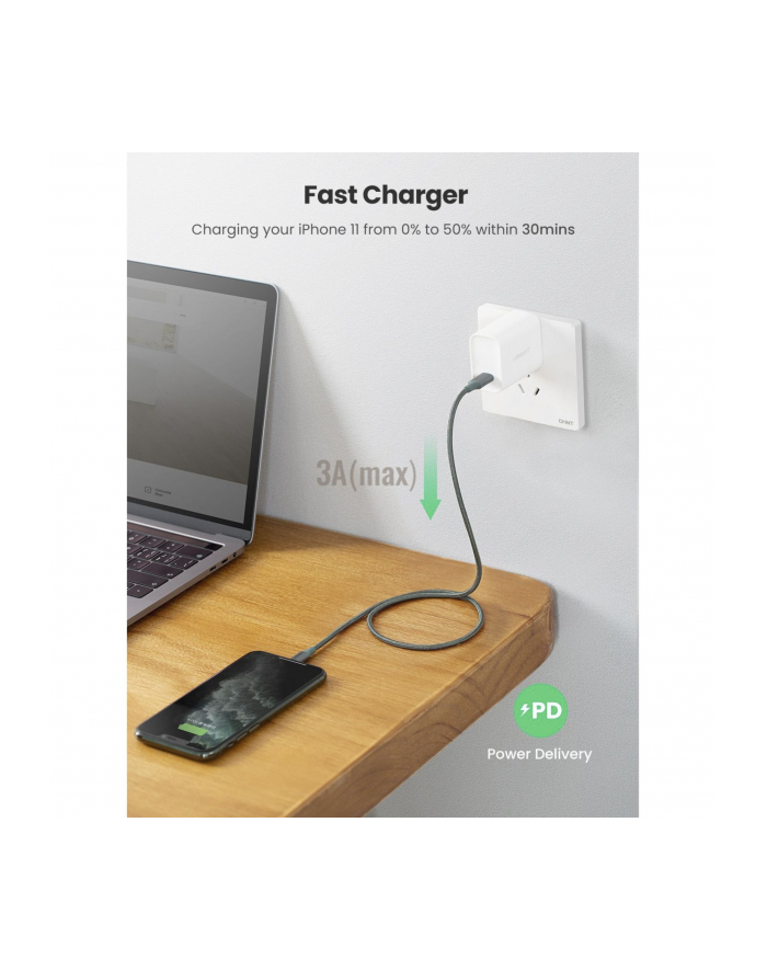 Ugreen Kabel Usb-C Do Lightning Power Delivery 18W 1M (60759) główny