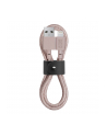 NATIVE UNION KABEL  BELT CABLE LIGHTNING ZE SKÓRZANYM ZAPIĘCIEM 1,2M (ROSE) NTU039RS - nr 1