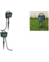 BRENNENSTUHL BRENNENSTUHL BRENNENSTUHL BRENNENSTUHL 4-WAY GARDEN SOCKET OUTLET WITH EARTH SPIKE - CZARNY ZIELONY / CZA - nr 24