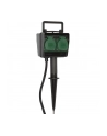 BRENNENSTUHL BRENNENSTUHL BRENNENSTUHL BRENNENSTUHL 4-WAY GARDEN SOCKET OUTLET WITH EARTH SPIKE - CZARNY ZIELONY / CZA - nr 4