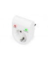 Digitus DIGITUS OVERVOLTAGE PROTECTION ADAP. LED 1XCEE 7/7 TV-GS CE-LVD - BIAŁY (DN95400) - nr 13