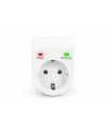 Digitus DIGITUS OVERVOLTAGE PROTECTION ADAP. LED 1XCEE 7/7 TV-GS CE-LVD - BIAŁY (DN95400) - nr 20