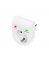 Digitus DIGITUS OVERVOLTAGE PROTECTION ADAP. LED 1XCEE 7/7 TV-GS CE-LVD - BIAŁY (DN95400) - nr 33