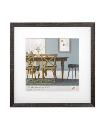 WALTHER DESIGN EF440D FIORITO DREWNIANA RAMA 40X40 CM, CIEMNOSZARY nr 1