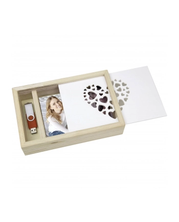 ZEP Love Box USB 15x20 drewniane pudelko na zdjecia i USB  CZ1268 nr 2