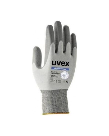 Uvex 60050 9 Phynomic Foam Rękawice Ochronne Rozmiar: Biały Szary