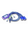 ATEN CS-62U  KVM  2/1 USB-Audio zintegrowane kable - nr 1