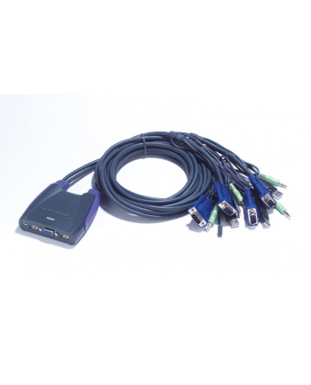 ATEN CS-64U KVM  4/1 USB-Audio zintegrowane kable nr 2