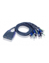 ATEN CS-64U KVM  4/1 USB-Audio zintegrowane kable - nr 5