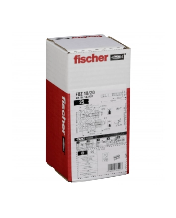Fischer kotwa sworzniowa FBZ 10/20 25 szt. nr 1