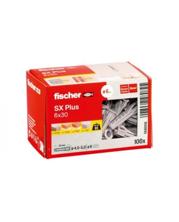 Fischer plug SX Plus 6x30 100 pcs. nr 2