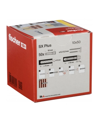 Fischer plug SX Plus 10x50 50 pcs. nr 2