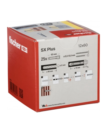 Fischer plug SX Plus 12x60 25 pcs. nr 2