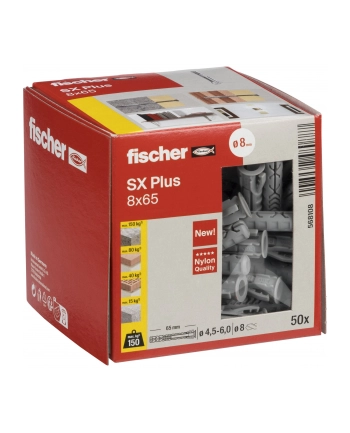 Fischer plug SX 8x65 50 pcs. nr 1