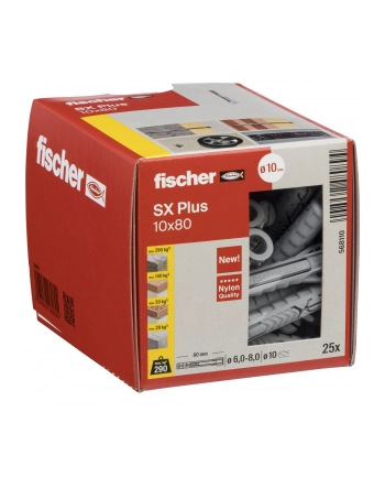 Fischer plug SX Plus 10x80 25 pcs. nr 1