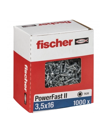 Fischer PowerFast II 3,5x16 SK TX VG blvz 1000 nr 1
