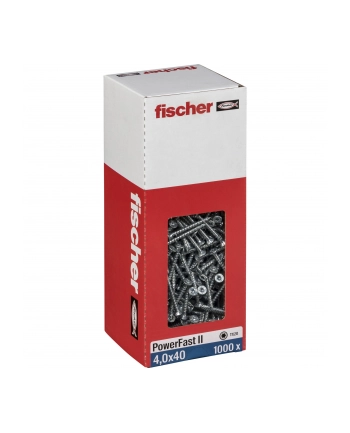 Fischer PowerFast II 4,0x40 SK TX VG blvz 1000 nr 1