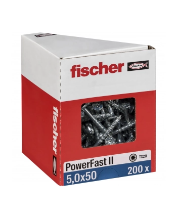 Fischer PowerFast II 5,0x50 SK TX TG blvz 200 nr 1