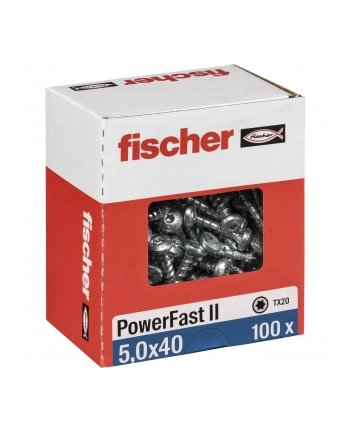 Fischer PowerFast II 5,0x40 PH TX VG blvz 100 nr 1