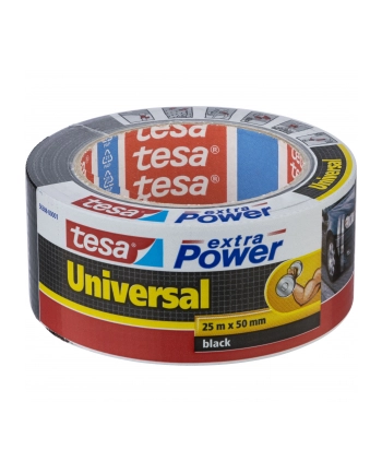 Tesa Duct Tape 25m x 50mm extra Power black 56388 nr 1