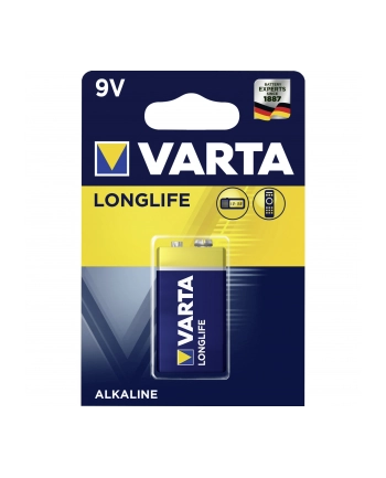 10x1 Varta Longlife Extra 9V Block 6 LR 61    PU karton wewn. nr 1