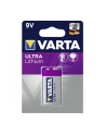 10x1 Varta Ultra Lithium 9V-Block 6 LR 61 PU karton wewn. - nr 1