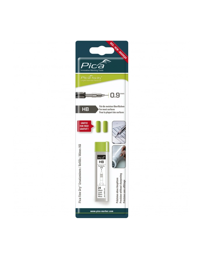 Pica Fine-Dry zestaw wkladów HB główny