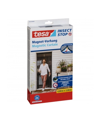 Tesa Fliegengitter Magnetvorhang 0,8x2,0m anthrazit 55374