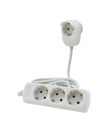 REV Multiple Socket Outlet 3+1-fold 2m white Powersplit