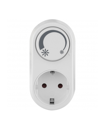 REV Adapter Plug with integr. LED-Dimmer,white EMD201 20270112