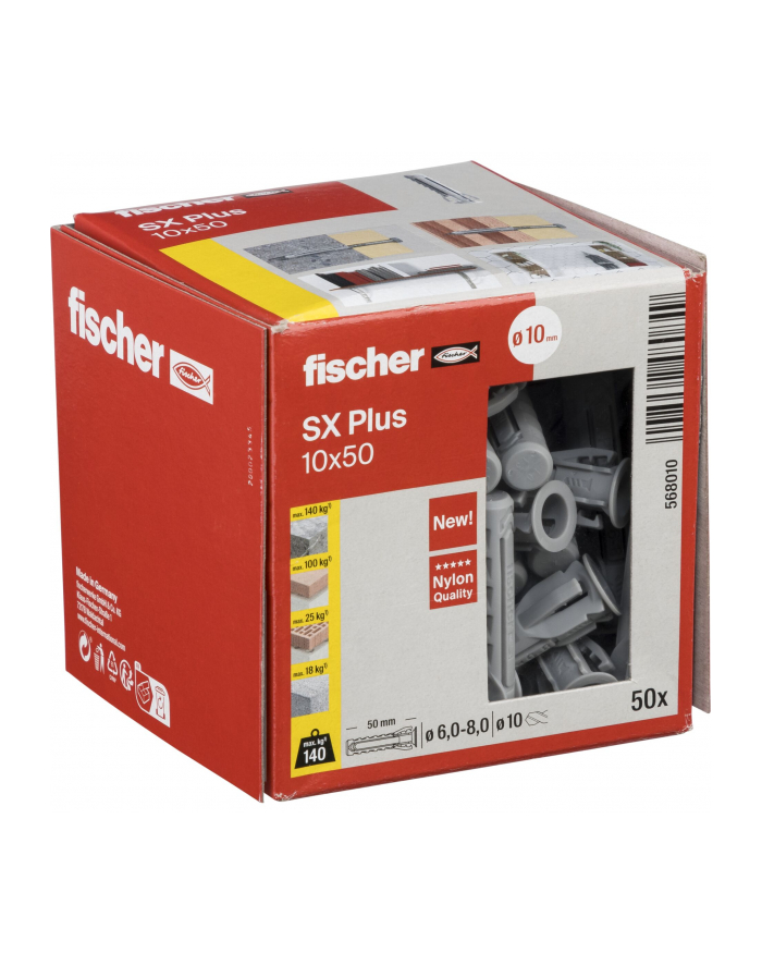 Fischer plug SX Plus 10x50 50 pcs. główny