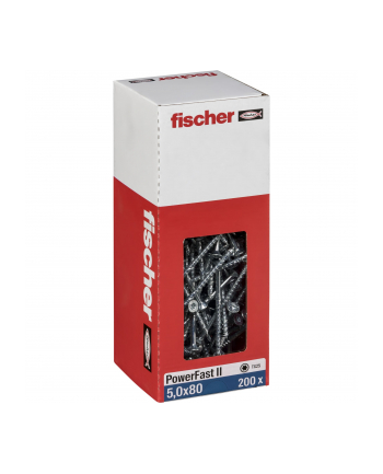 Fischer PowerFast II 5,0x80 SK TX25 TG blvz 200