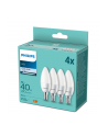 Philips LED Lamp E14 4-Pack candle     40W 4000K - nr 6