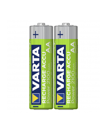 10x2 Varta Rechargeable Accu NiMh 2100 mAh Mignon PU kart. w.