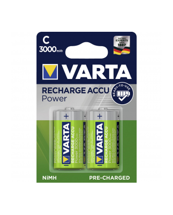 10x2 Varta Rechargeable Accu NiMh 3000 mAh Baby PU karton w.